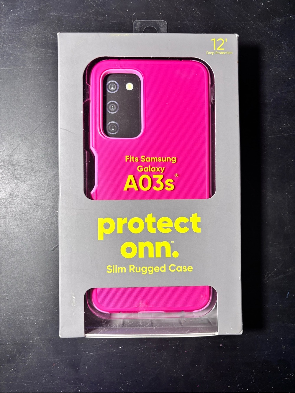 Slim Rugged Case for Samsung Galaxy A03s - Pink